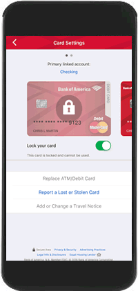Bank of America App Tells that the Account is Locked, What does that Mean
