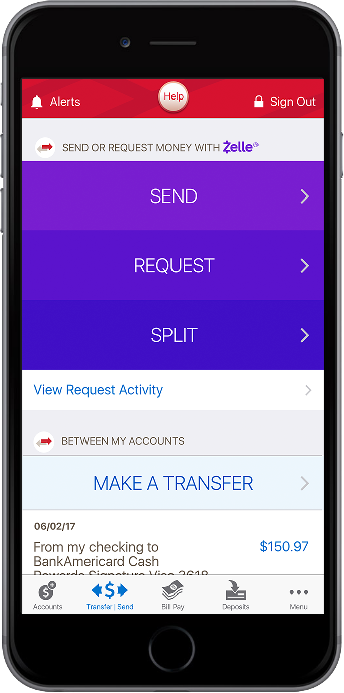 mobile banking & online banking features from bank of america