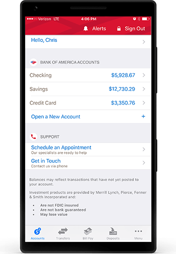 Bank Of America Mobile Deposit